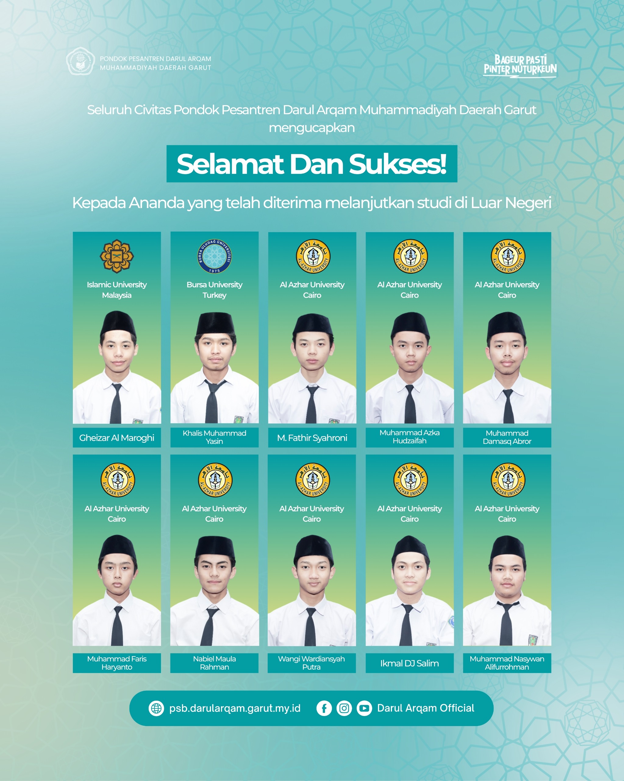 Melangitkan Cita-cita, Membumikan Adab: Dari Garut Menuju Penjuru Dunia