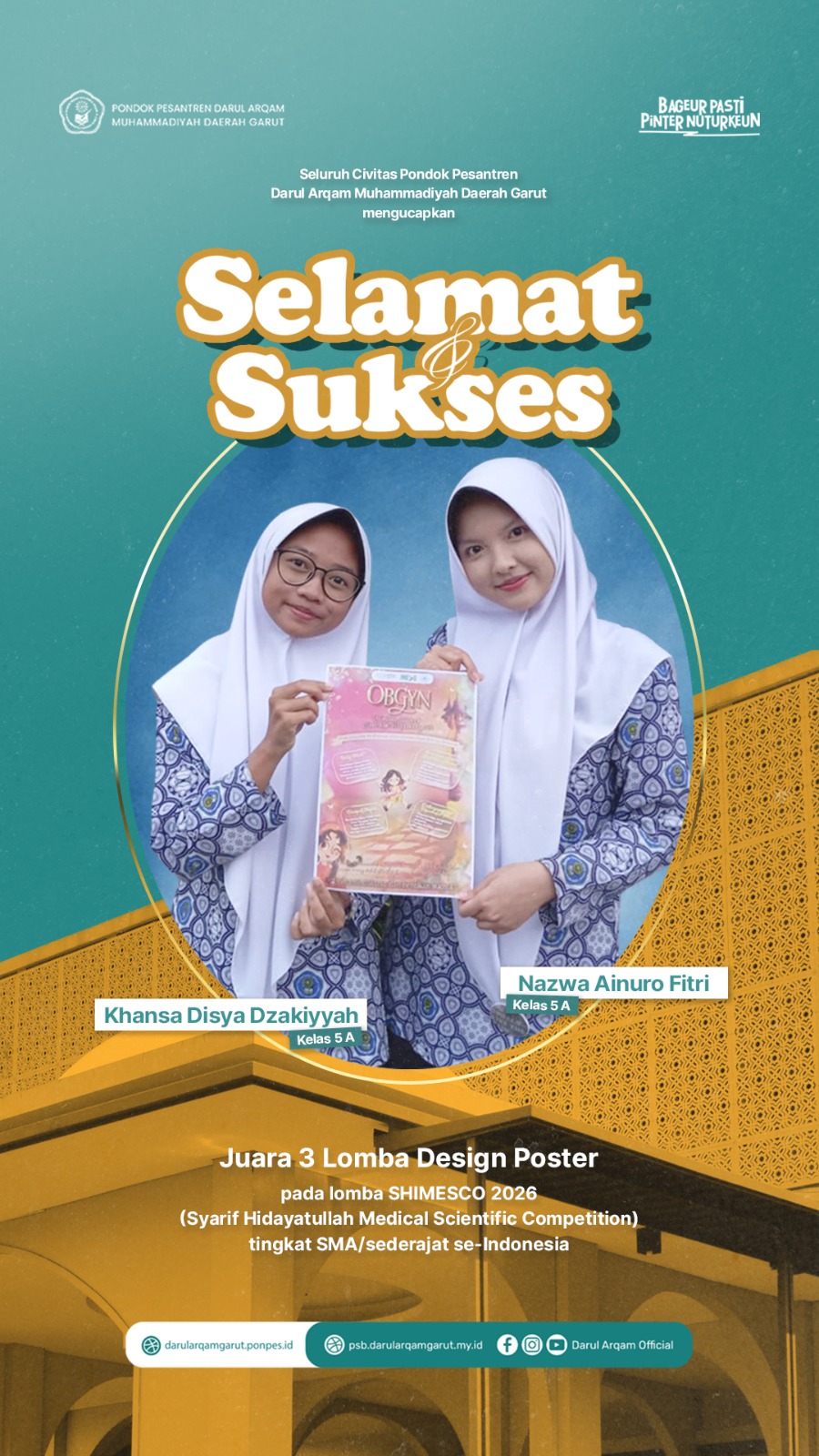 Barakallah Fiikum! Dari Pesantren Menembus Prestasi Nasional